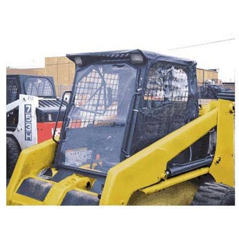 all weather enclosure for caterpillar skid steer|skid steer enclosures.